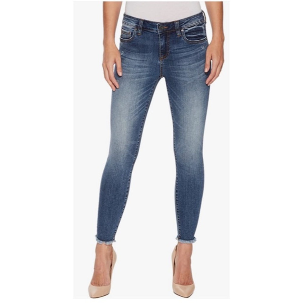 Connie Ankle Frayed Hem Jeans